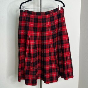 Pendleton Vintage Authentic Cunningham Tartan Plaid Wool Skirt